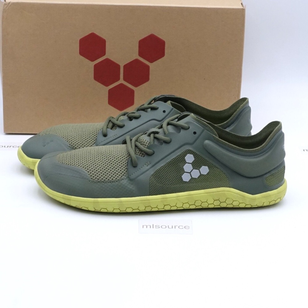 NEW VivoBarefoot Men's Primus Lite II Bio Barefoot Shoes 300101-03 Capulet Olive